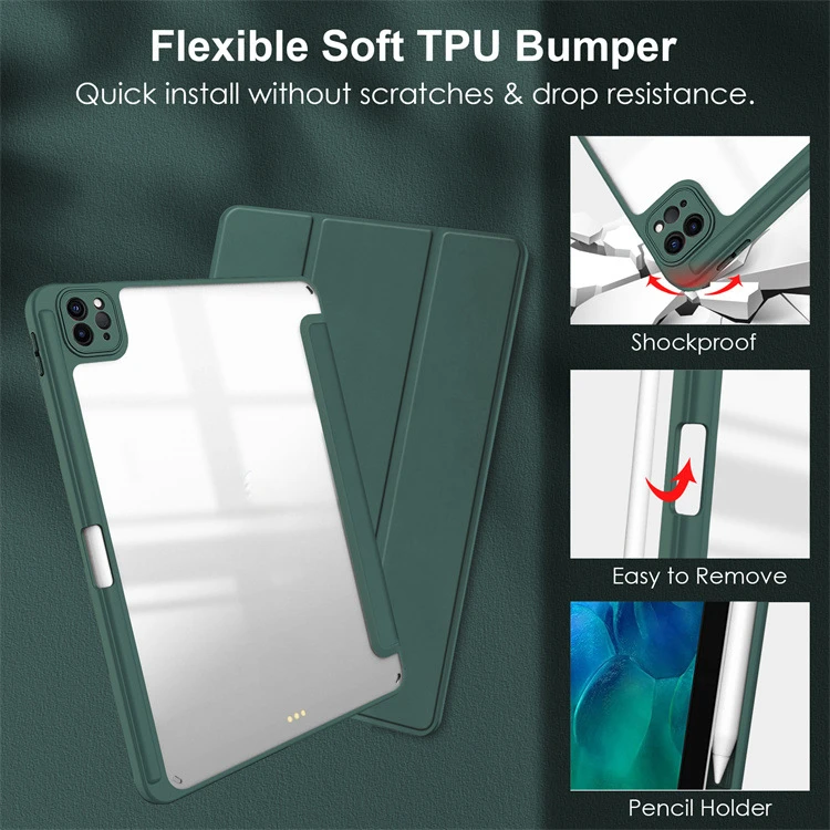 Für iPad 11 2025 Tablet-Schutzhülle Pro Air Acryl Air5 Transparente Hülle – Detail 5