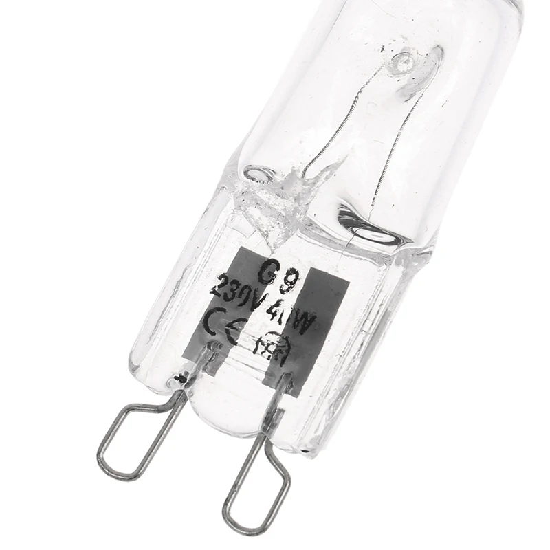 2Pcs G4/G5.3/G9หลอดไฟ DC 12V/220V หลอดฮาโลเจนหลอดฮาโลเจนโปร่งใสแต่ละหลอดด้านในกล่องตกแต่ง