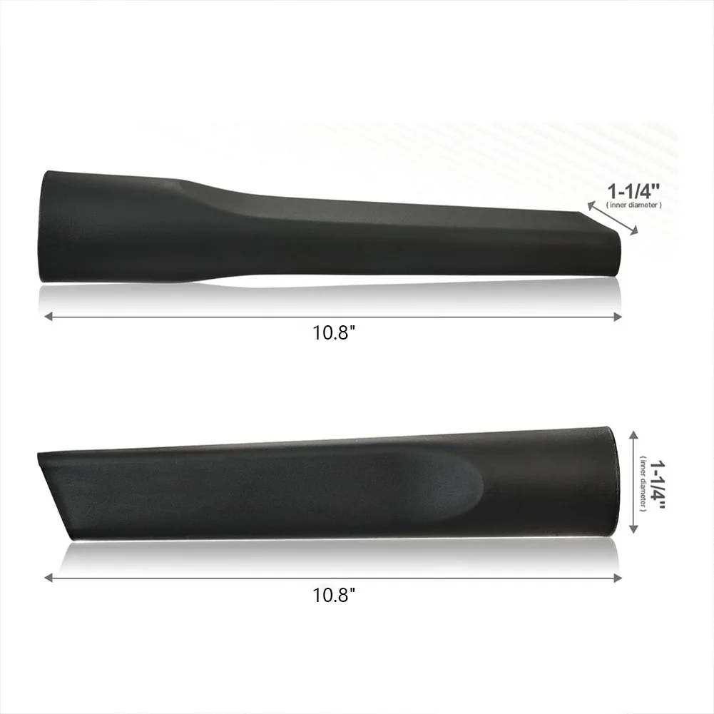 1/2Pcs Long Narrow Suction Nozzle 32mm Inner Diameter Vacuum Accessory 7-1/8Inch Nook Cranny Cleaning Head Vacuum Suction Tip
