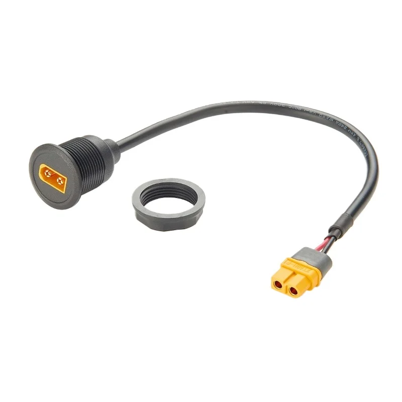 For XT60 Male-to-female Extension Cable Model Aircraft Drone Battery Cable Circular Panel Mounting XT60 Cable