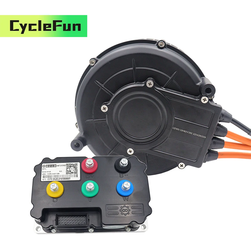 

QS165 Mid-Drive Motor 5KW Peak 10KW 6500RPM With ND72530 FarDriver Controller For Sur-ron Light Bee Electric Scooter Motorcycles