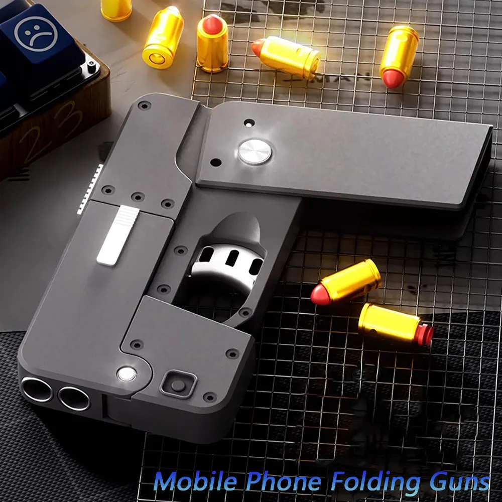 

Для взрослых и мальчиков, пистолет для стресса, извлечения ракушек, Прямая поставка, складные пистолеты для мобильного телефона, новые складные пистолеты для мобильных телефонов, игрушечный пистолет