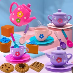 Tea Set For Little Girls, Tea Party Set, Tea Set For Toddlers Including Kettle, Cookies, Kids Play Food, Tea Party Accessories T