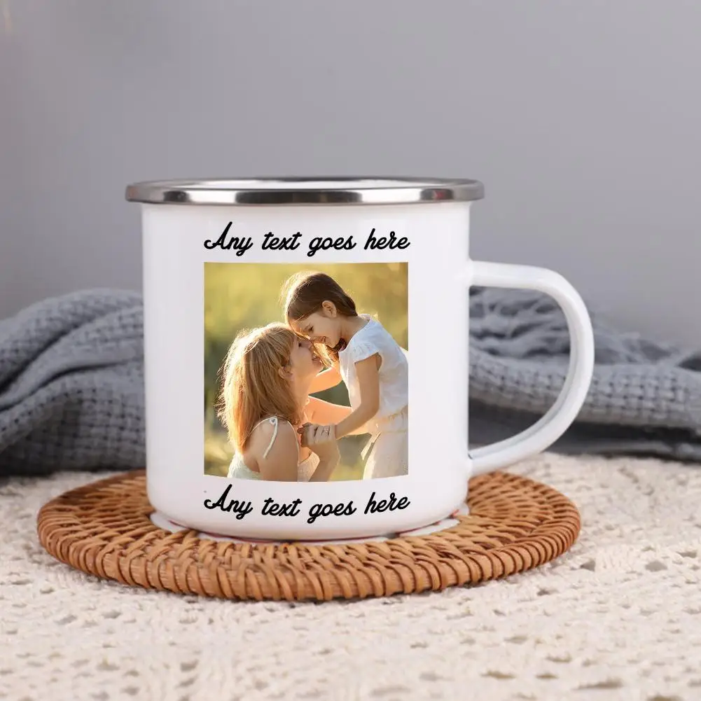 

Personalised Girl Printed Mug Coffee Cups Drinks Water Girls Muslim Gifts ﻿ Enamel Handle Name Mugs Eid Cup Handle Custom B9L4