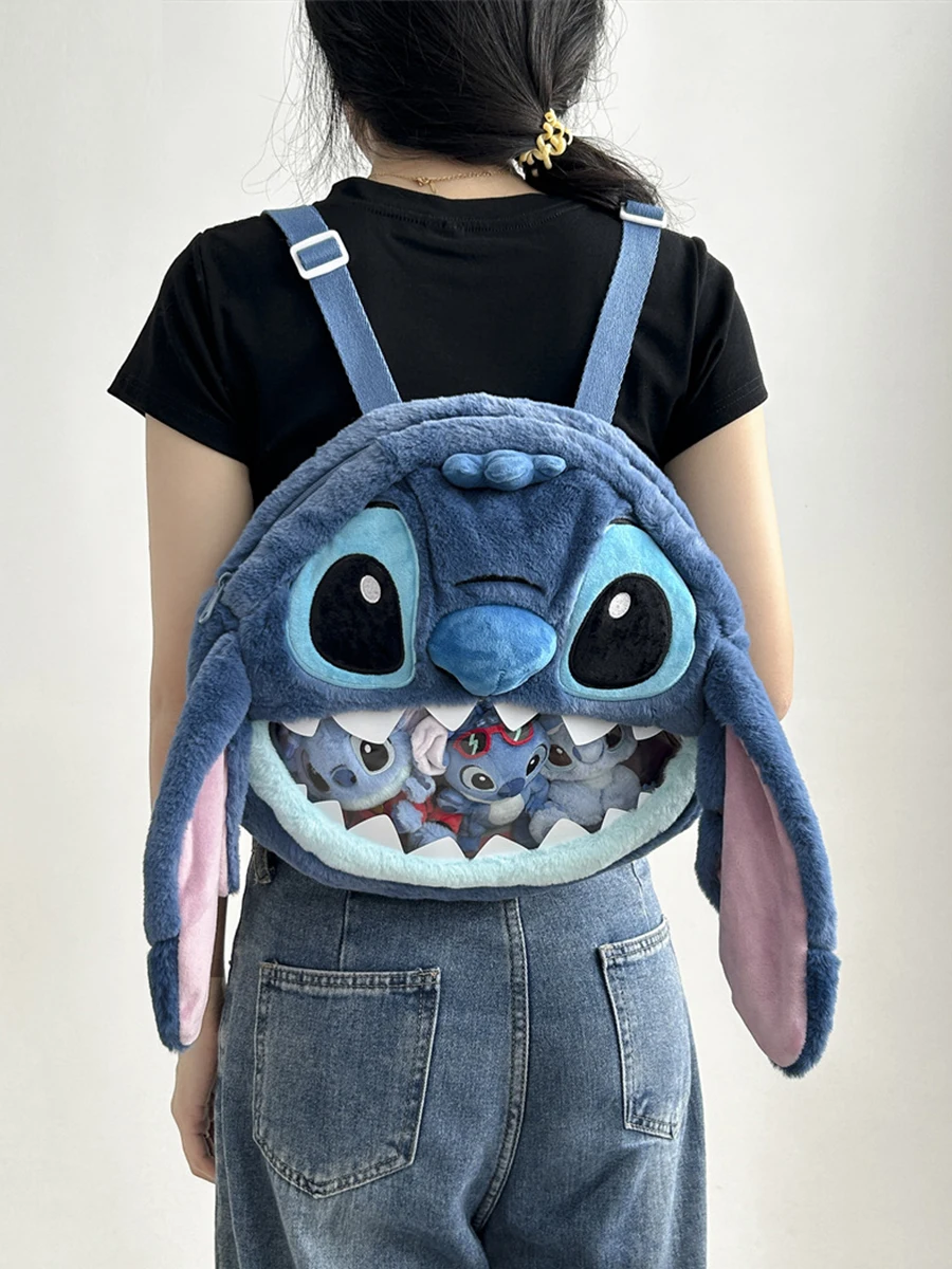 Nowa Modna Urocza Torebka Damska Disney Stitch Kawaii, Uniwersalna Torebka Codzienna na Podróże