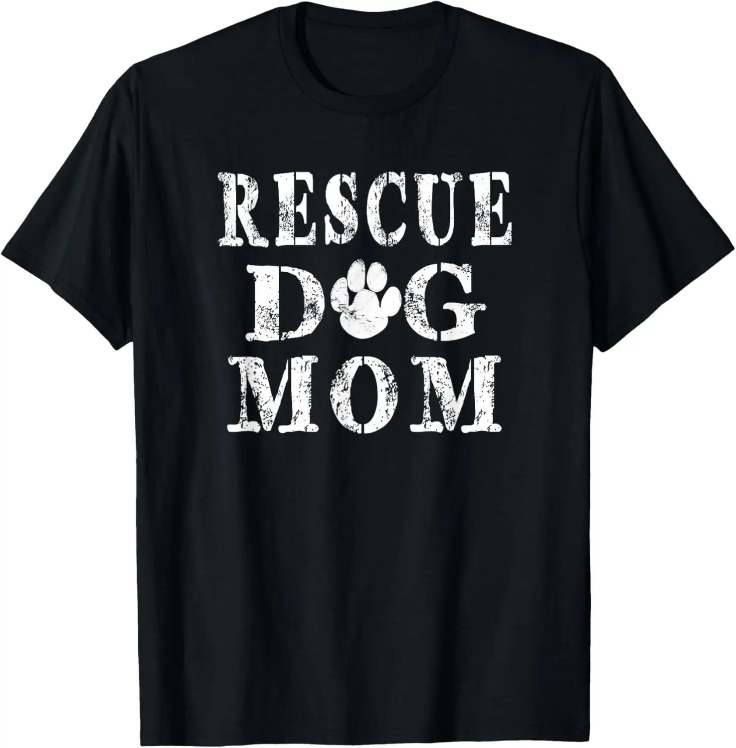 

Футболка Rescue Dog Mom Dogs для женщин и мужчин в подарок, 100% хлопок