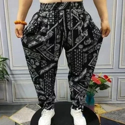 Calça corante de gravata elástica na cintura masculina, estilo coreano fino, roupas masculinas de hip hop, simplicidade respirável para jovens, nova moda, primavera outono