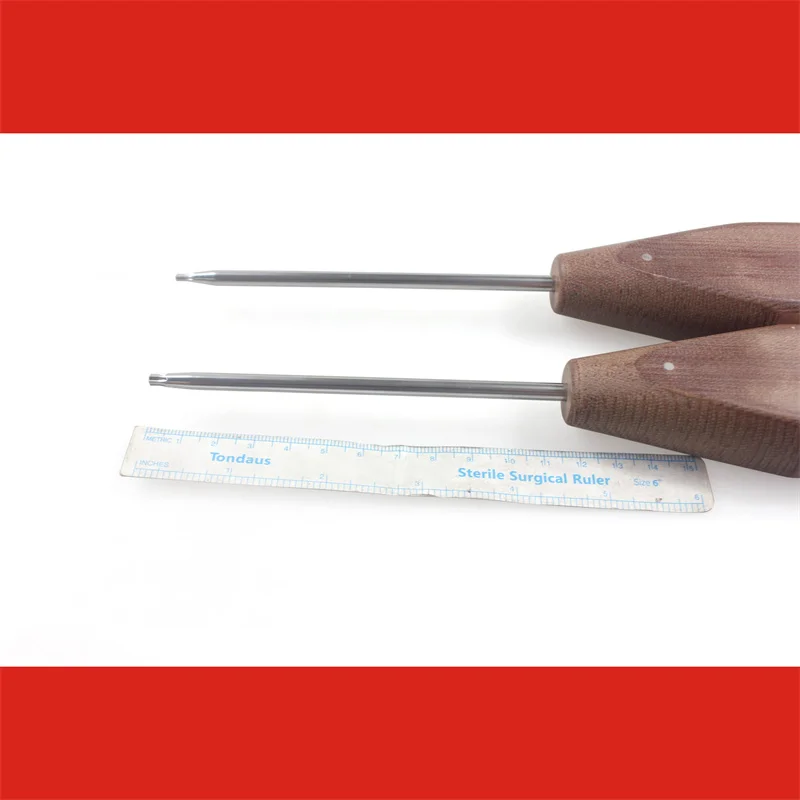 Large handle plum blossom hexagonal medical screwdriver 2.4 2.7 3.5 bone nail installation and removal device orthopedic instrum