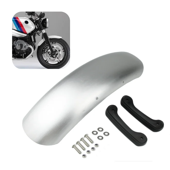 Motorcycle Retro Mudguard Front Fender Cafe Racer Mud Flap Guard Fairing for BMW R NINE T R9T 2014 2015 2016 2017 2018 2019