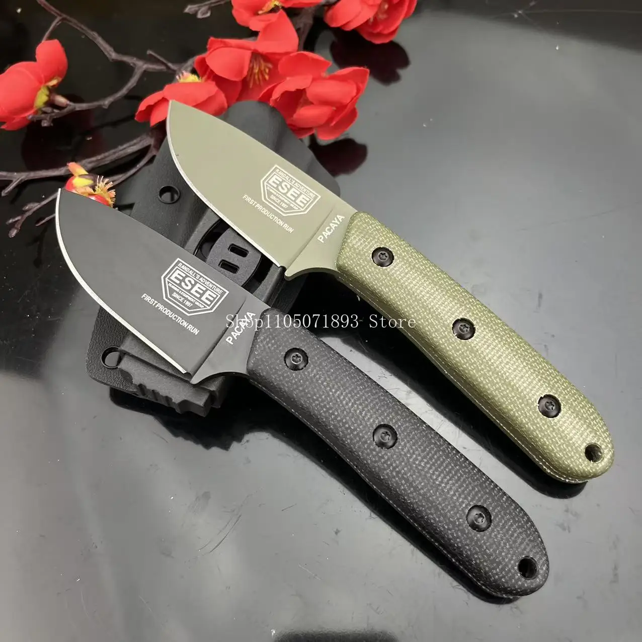 

Нож PACAYA Jungle Adventure с прямым лезвием, эргономичная рукоятка G10, для активного отдыха, кемпинга, походов, рыбалки, спасательных работ