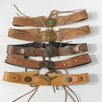 Bandas para sombrero de vaquero, sombrero occidental/Fedora/Panamá, cinturones, sombrero de vaquera, accesorios para cabeza de toro, suministro hecho a mano, decorar