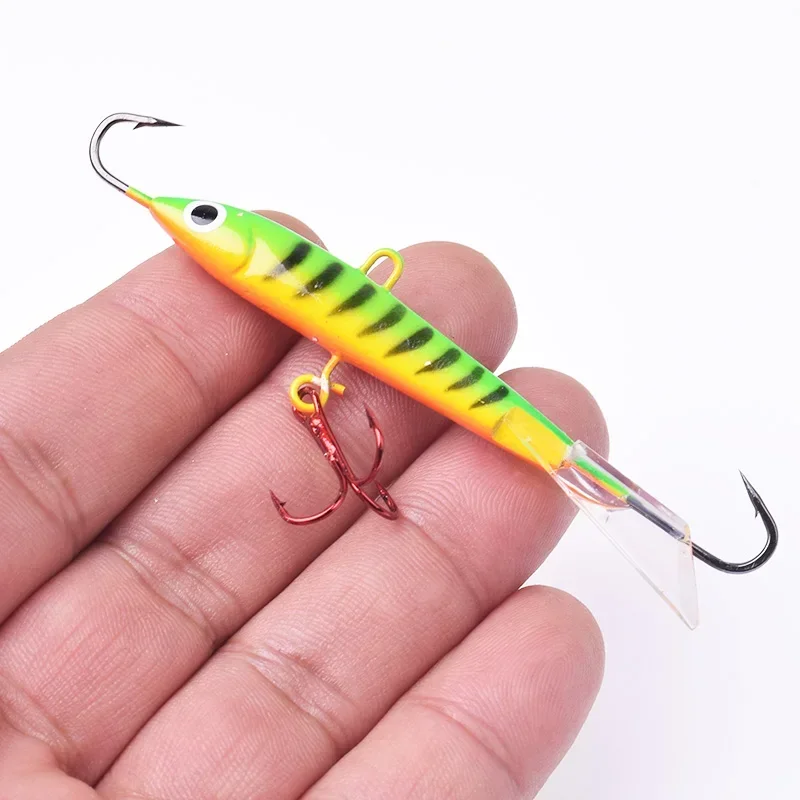 

8.3cm18g Winter fishing Ice Lure Artificial resin Jig Hard baits Minnow Wobblers fishing TacklePesca Mosodo Winter Fishing Lures