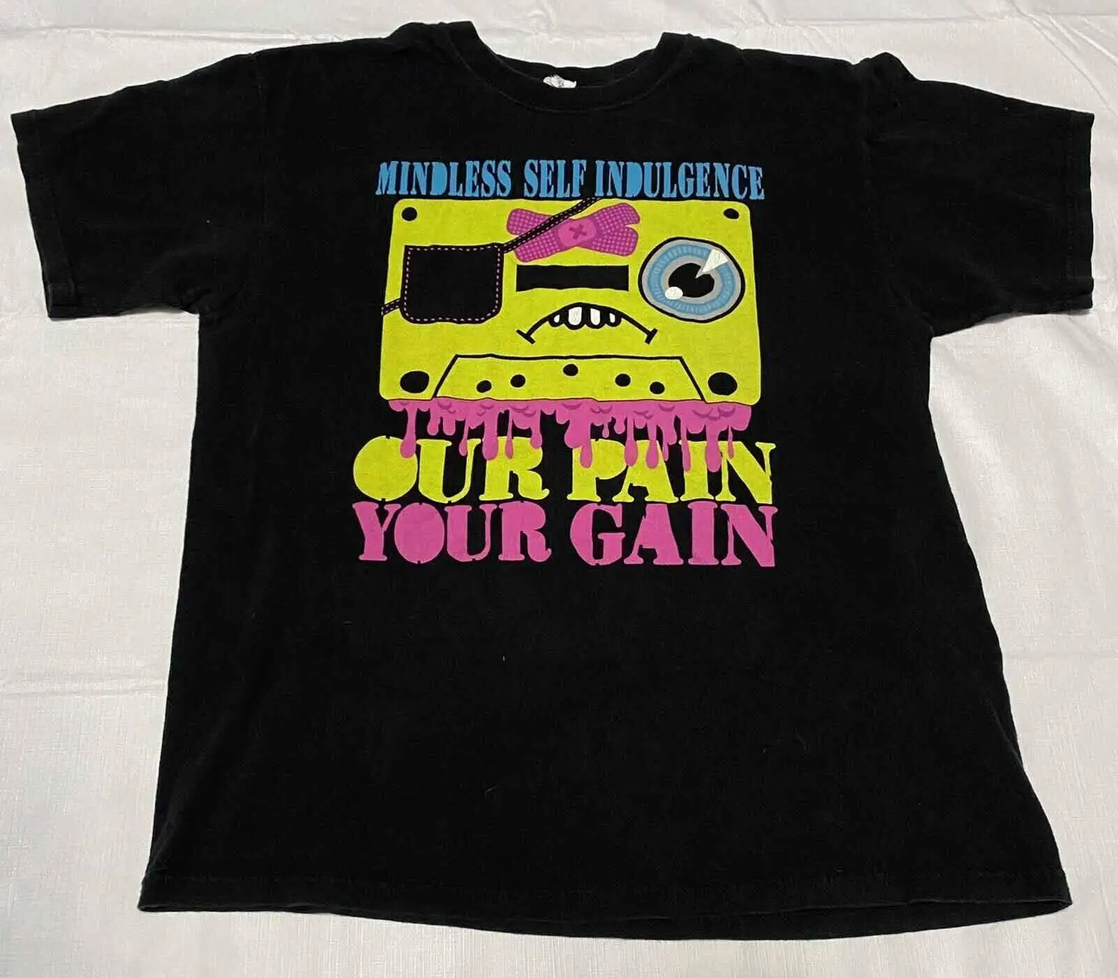 Mindless Self Indulgence Shirt Our Pain Your Gain Black All Size T-Shirt S-3XL