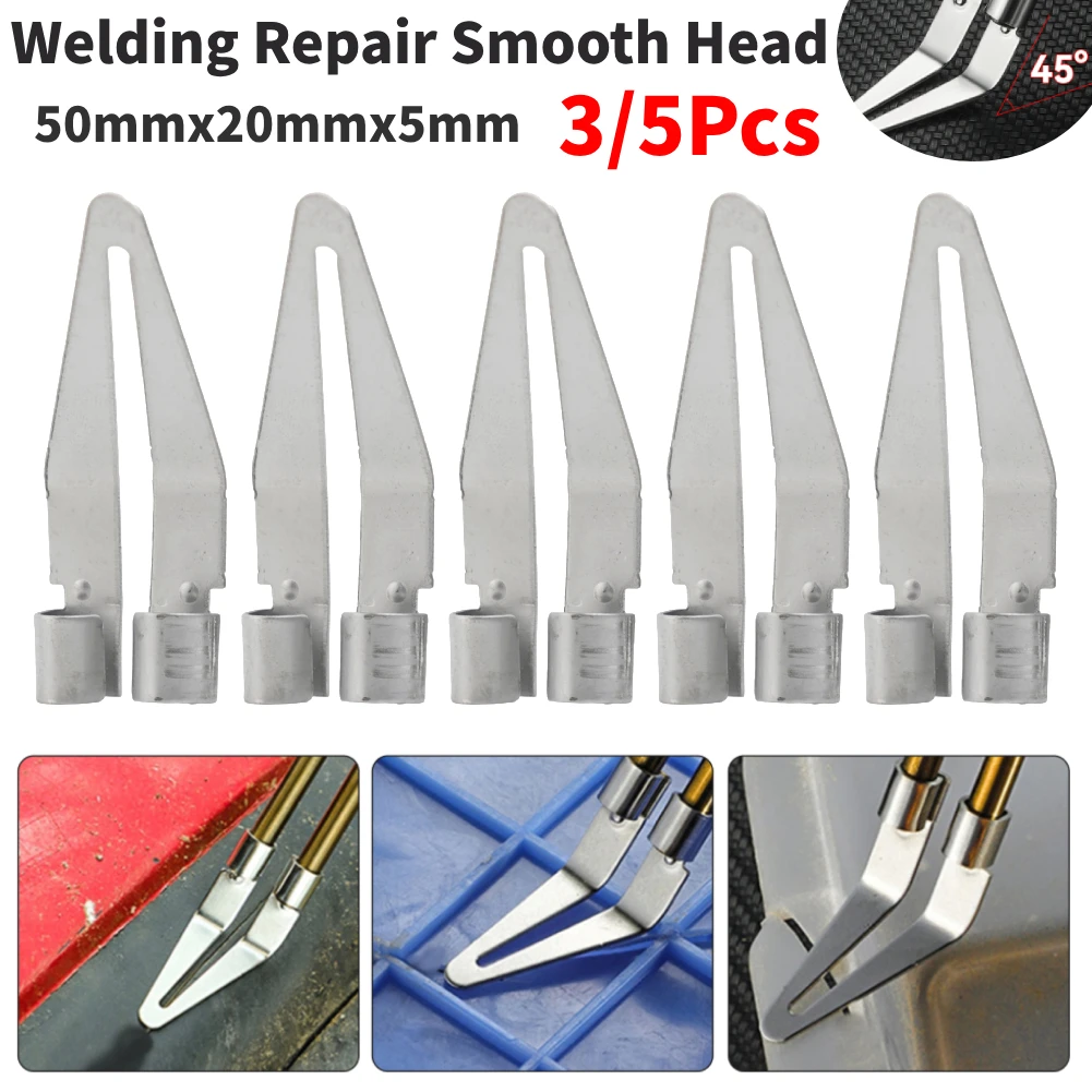 3/5pcs Welder Soldering Iron Tips Adjustable Smooth Head For Plastic Soldering Welding Tip 45 Degree Elbow Welding Repair Tools