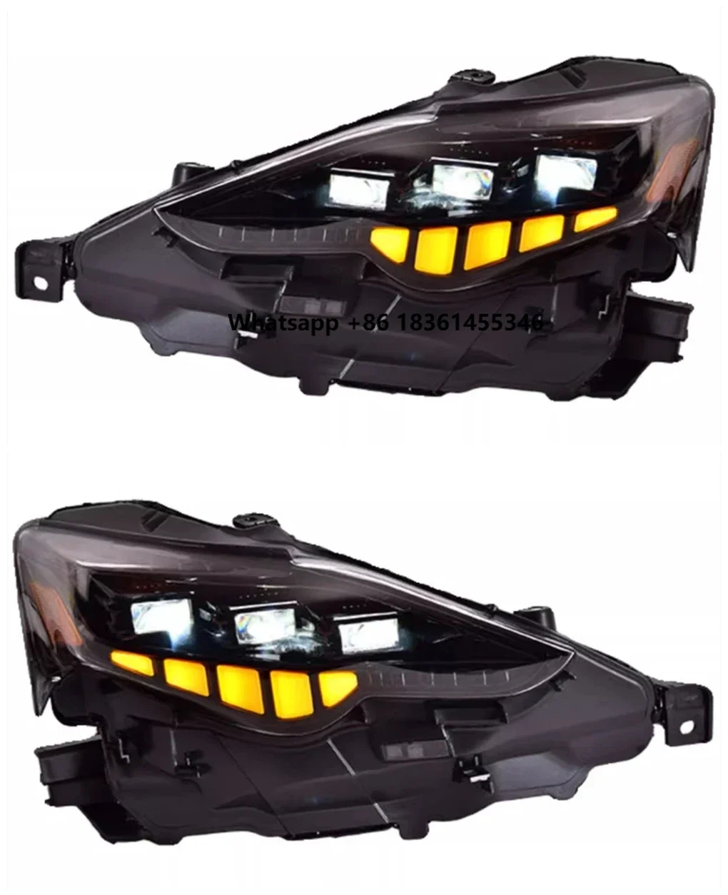 

Фары в сборе для IS 13-16: модифицированные LED-линзы, дневные ходовые огни, динамические указатели поворота с эффектом бегущей воды