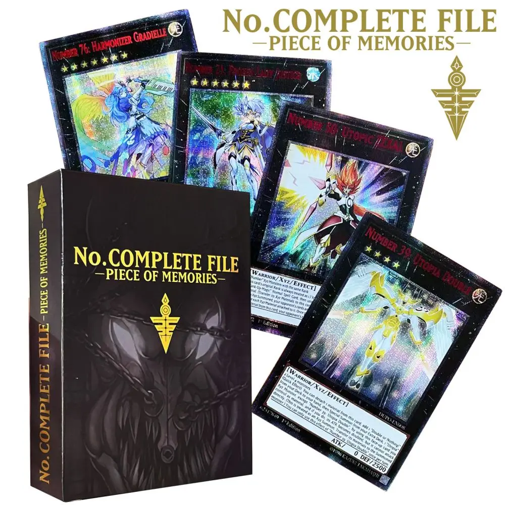 

145PCS Yugioh English Cards NO.COMPLETE FILE Number Card Collection Yu-Gi-Oh! ZEXAL Super Quant Monster Trading Card Game Toy
