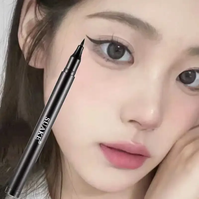 Ultra dünne wasserdichte flüssige Eyeliner koreanische Make-up für Frauen schnell trocknen glatte Eyeliner lange letzte untere Wimpern Stift Kosmetik