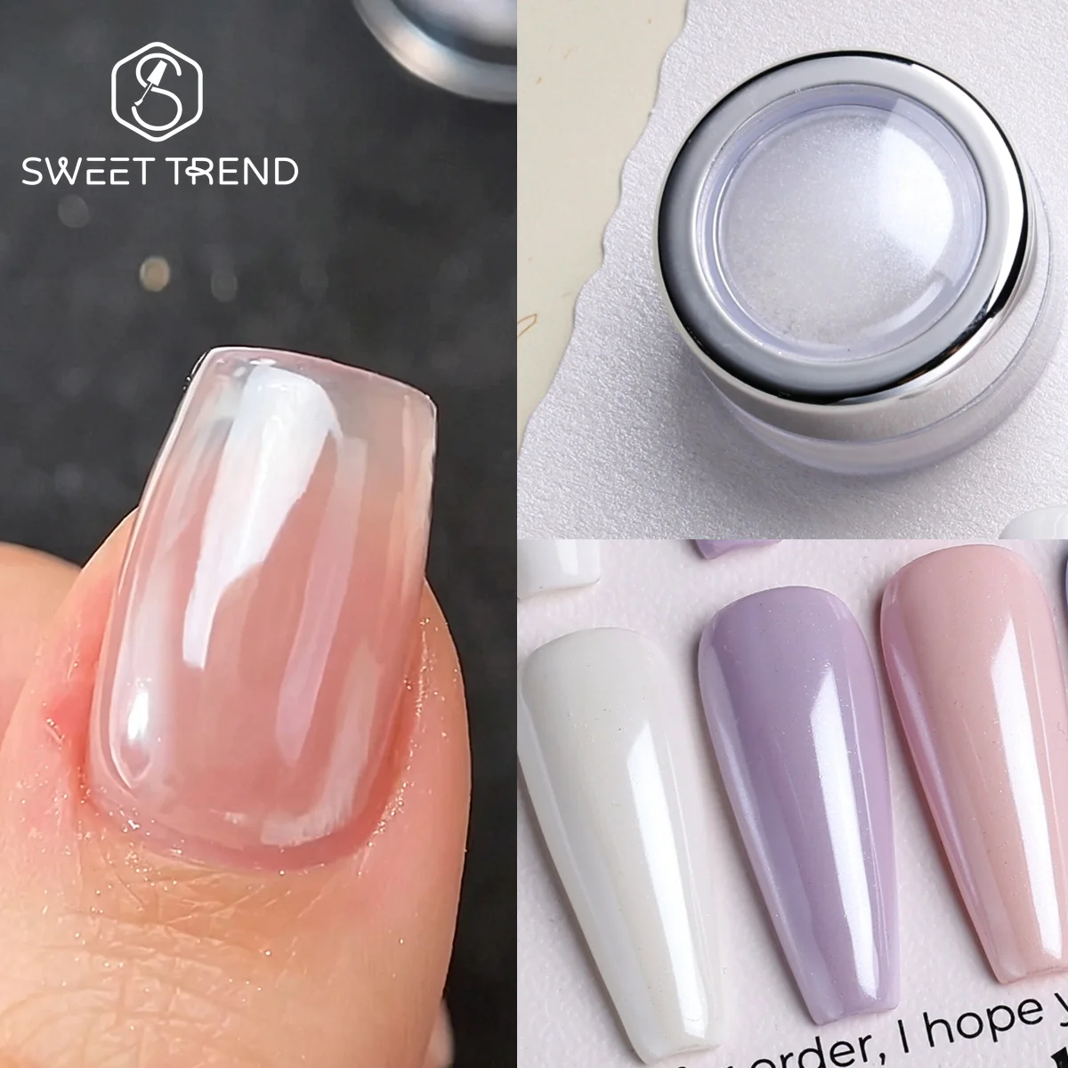 0.2g Illuminating Nail Powder Transparent Moonlight Fill Light Chrome Pigment DIY Elegant Mirror Glossy Japanese Manicure Flash