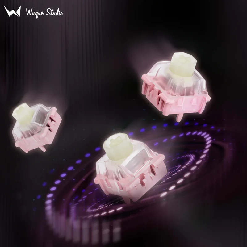 WuqueStudio WS Flux HE Switch Drum Version 35gf Factory Lubrd مفتاح خطي مغناطيسي HE لوحة مفاتيح مغناطيسية مفتاح مخصص PA66 #1