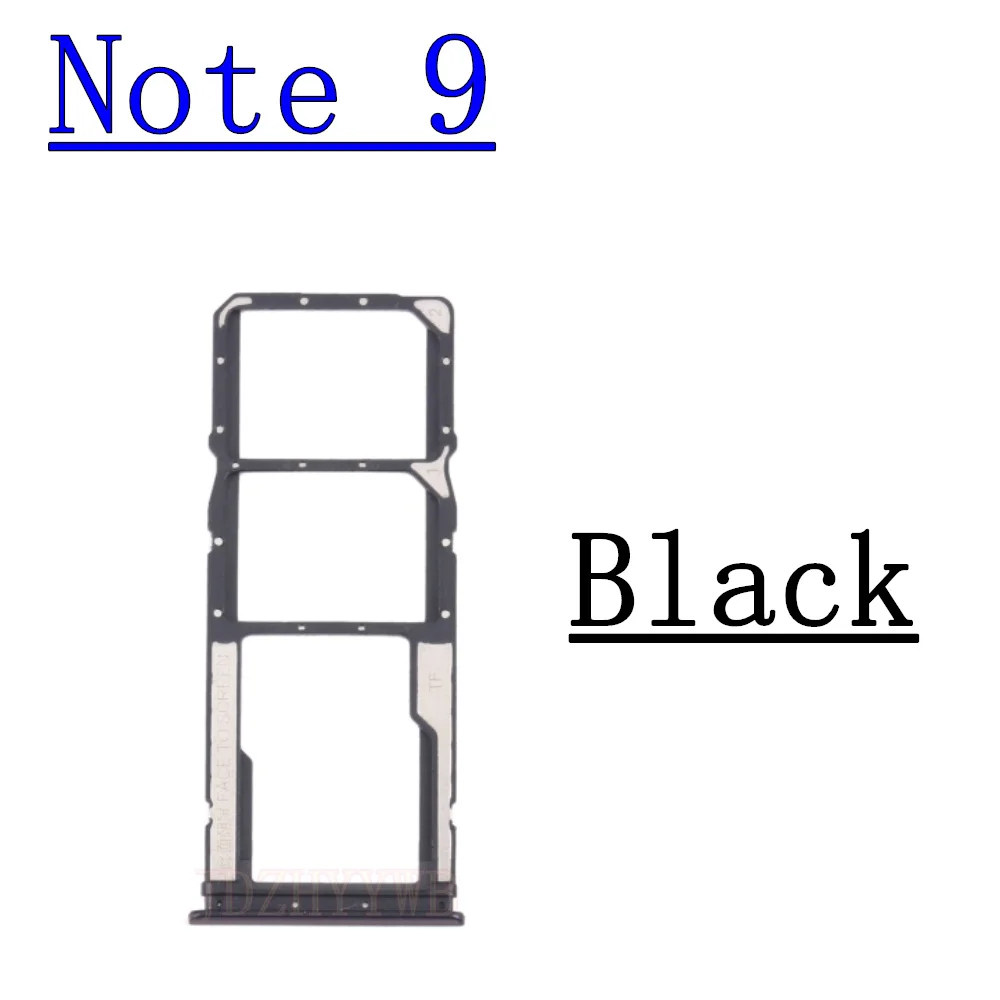 Phone SIM SD Card Tray For Xiaomi Redmi Note 9 Pro New SIM Chip Slot Holder Drawer For Redmi Note 9s 9T