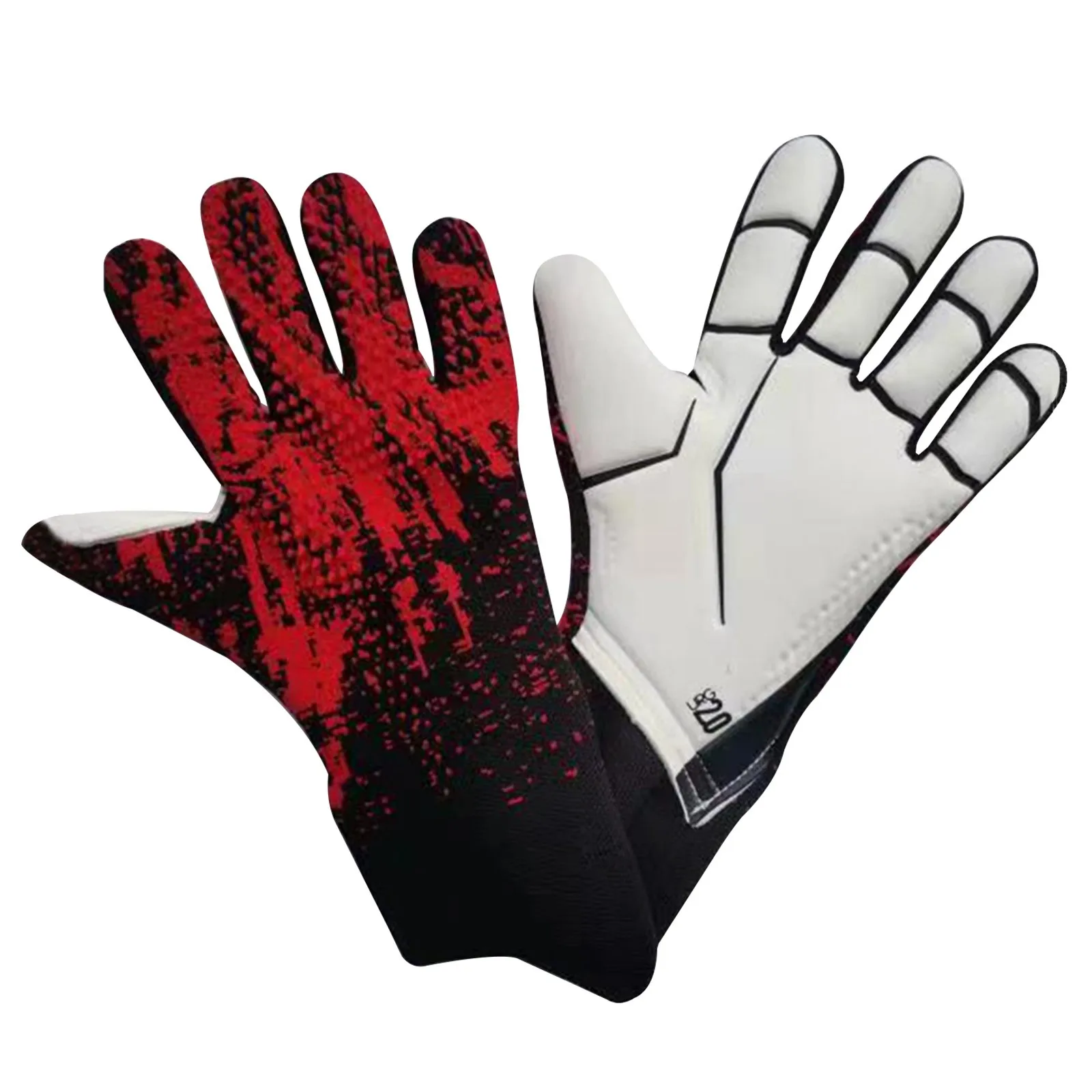 

Anti Slip Football Gloves For Teenagers And Adults Receiver Gloves With High Viscosity Silicone Grip Excellent Support Protect