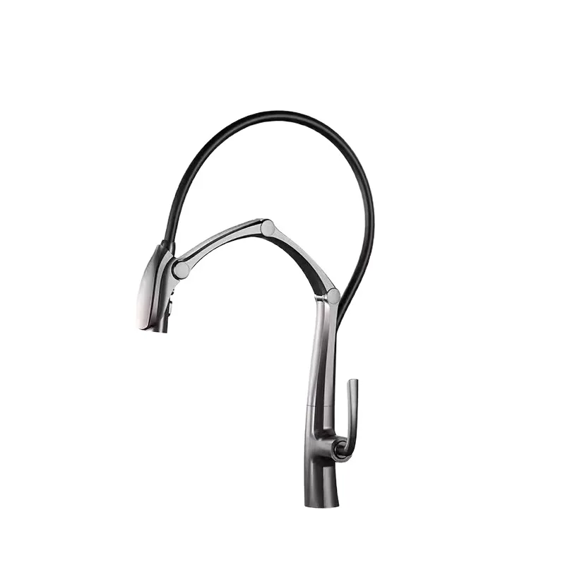 

Kitchen touch induction hot and cold faucet vegetable basin silicone magnetic mechanical stretching universal personalized