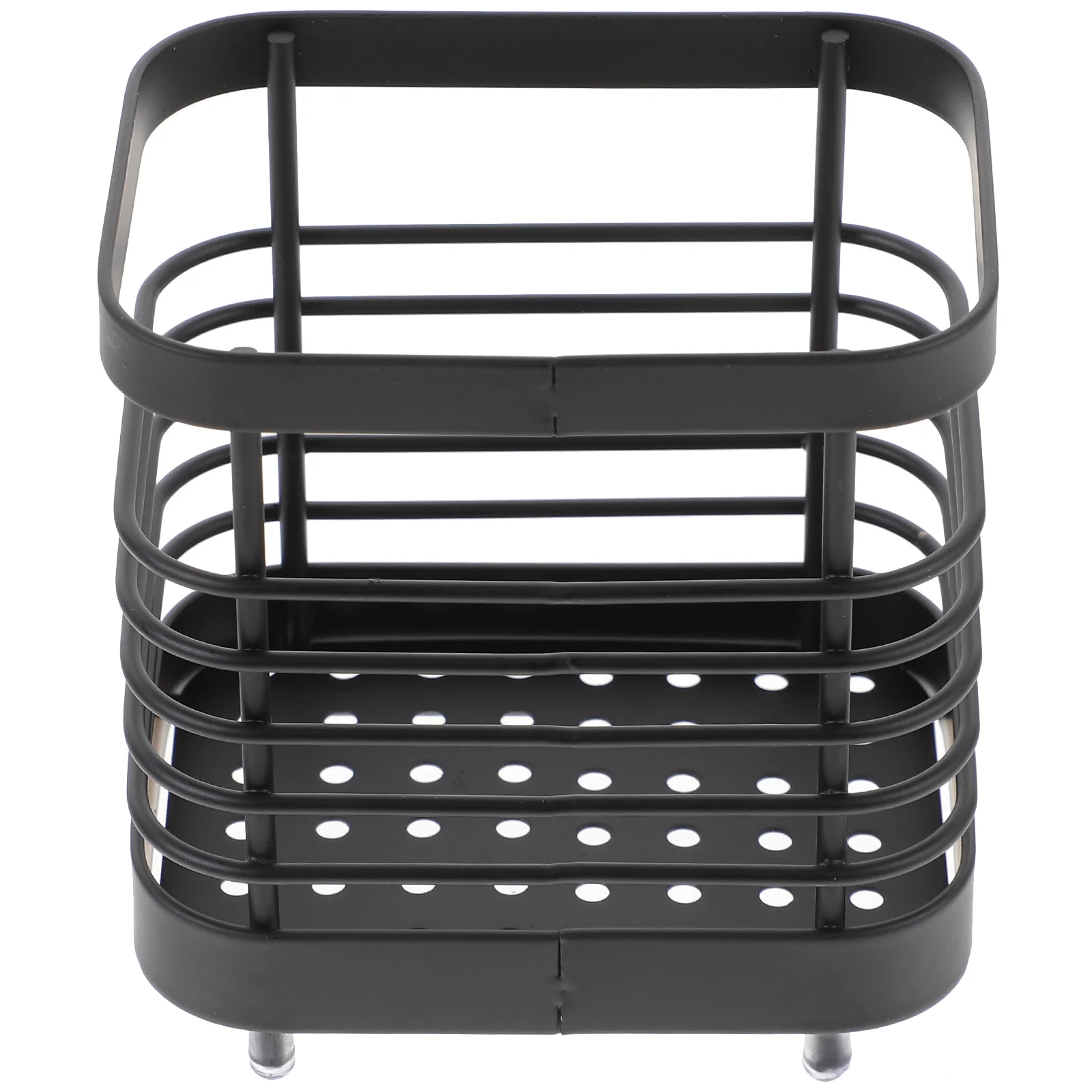 

Chopsticks Storage Holder Stainless Steel Compact Drainage Box for Kitchen Counter Utensil Drying Rack Household Organizer