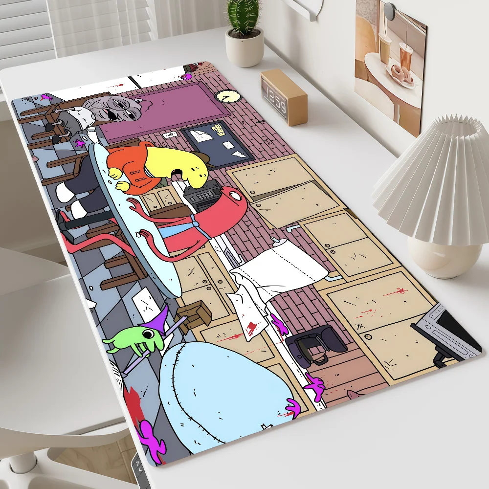 Mouse Pad MousePad Non-slip Friends Lockedge S-Smiling Office Cartoon Student Gaming Thickened Large Writing Funny Pad Cushion