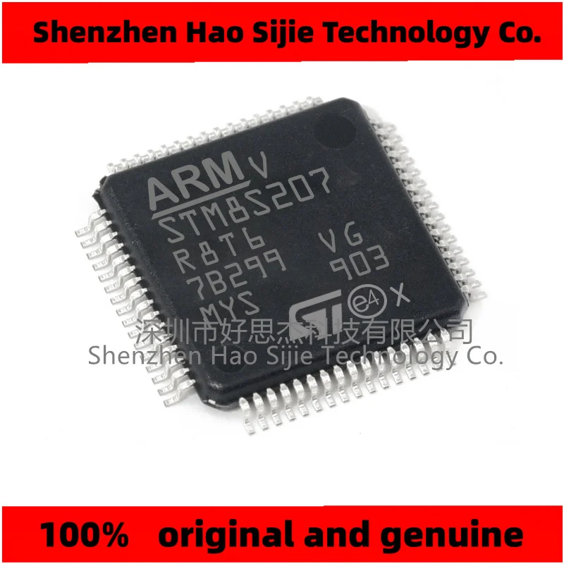 

100% brand new STM8S207R8T6 STM8S207R8T STM8S207R8 STM8S207R STM8S207 Package QFP64