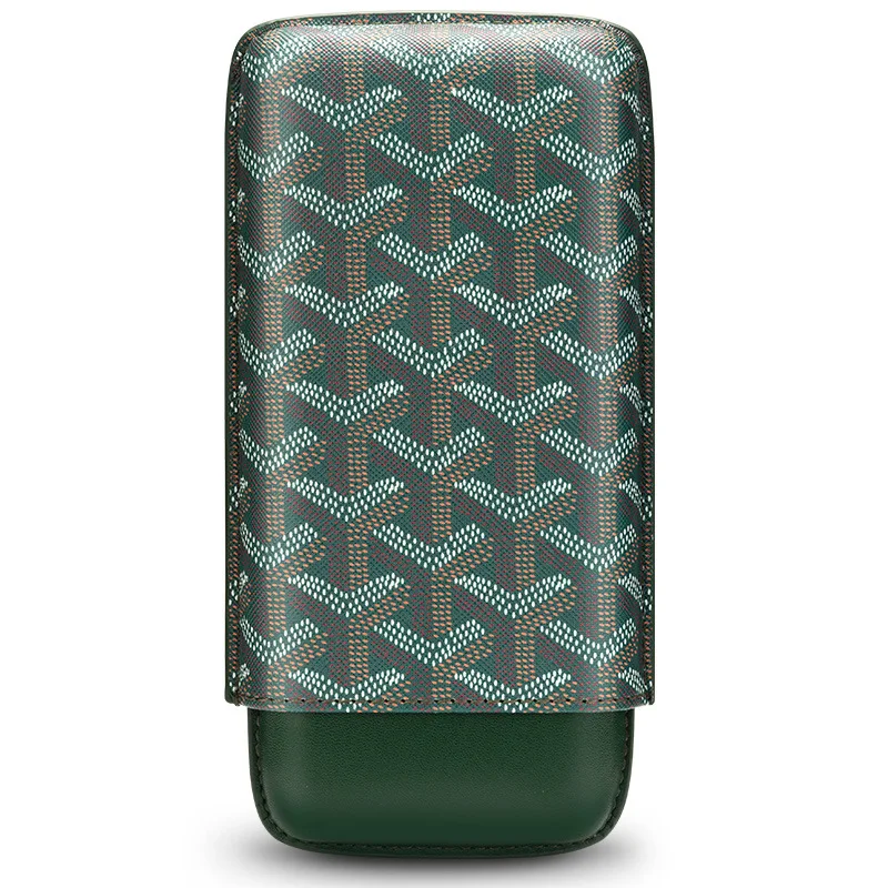 Fashionable Cigar Case with Crocodile Grain Design for Travelling and Gathering