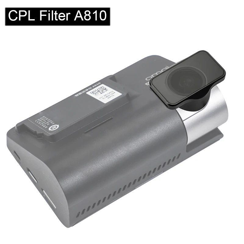 Per 70mai 4K A810 CPL filtro solo per 70mai A810 CPL filtro per 70mai RC12 fotocamera posteriore CPL Film filtrante e adesivi statici