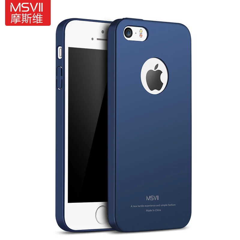 For iPhone 5S Case MSVII Luxury Ultra Thin Matte Hard PC Cover For Apple iPhone 5 S 5S 5SE SE 2016 iPhone5 iPhone5s Phone Cases