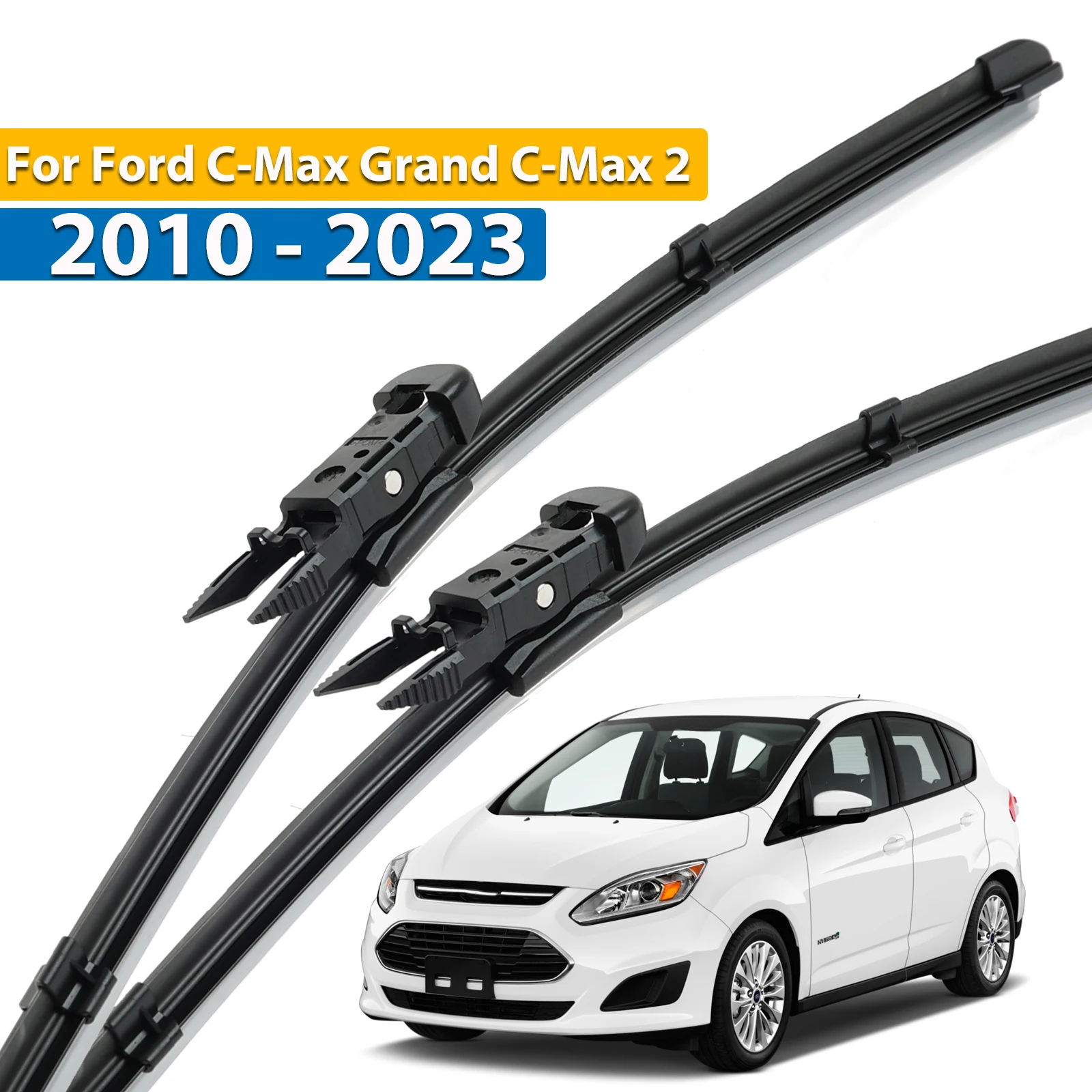 

Erick's Wiper LHD Front Wiper Blades For Ford C-Max Grand C-Max 2010 - 2023 Windshield Windscreen Window Rain Brushes 28"+26"