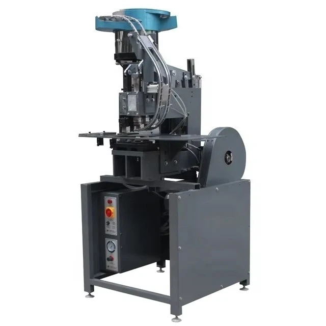 JZ-936ATP Automatic Feeding Double Oval Eyelet Punching and Riveting Machine for File Cover Product Category Riveting Machine