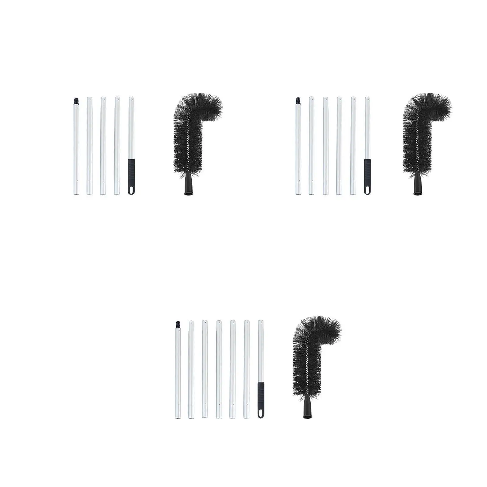 Gutter Cleaning Brush Reusable for Bookshelves Webs High Ceiling Fan