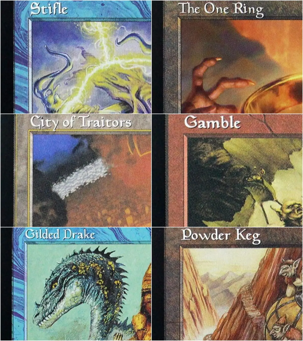 Regular Stifle/Oath of Druids/Gamble/Snuff out TCG Proxy Magical Cards High Quality Board Game Trading Cards