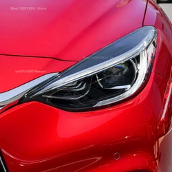 For INFINITI QX30 2017-2018 Accessories Car Headlight Protective Film Headlamp Restoration Transparent Black TPU Car Sticker