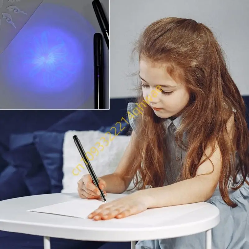

Invisible Inks Pen With LED Light Keychain for Kids Birthday Stocking Fillers