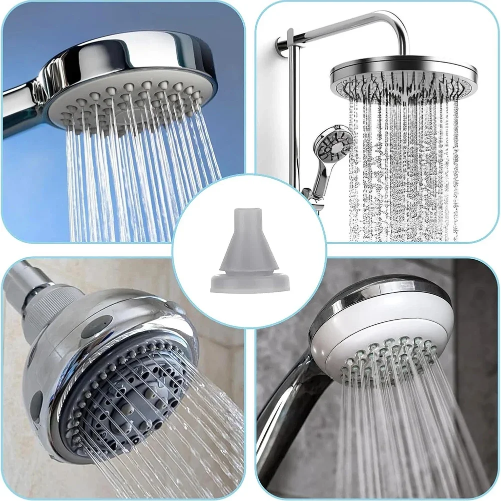 100pcs Shower Head Nozzles Silicone For 4mm Opening Size Shower Head Nozzles Replacement Part Spray Silicone Water Outlet