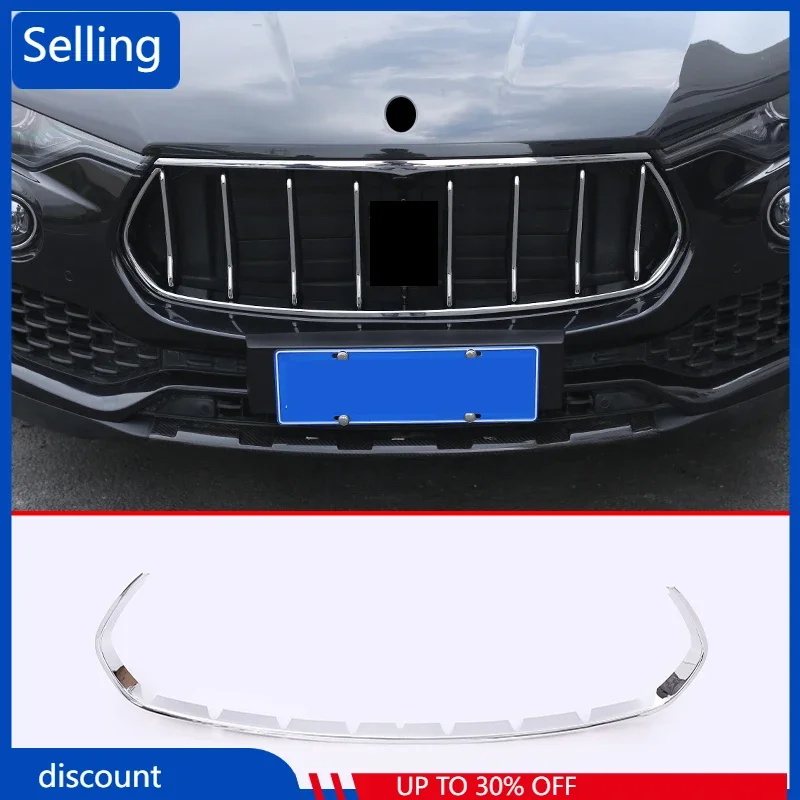 

For Maserati Levante 2016-2018 Car Interior ABS Chrome Front Grille Trim Decoration Cover Trim Accessories FAST SHIP