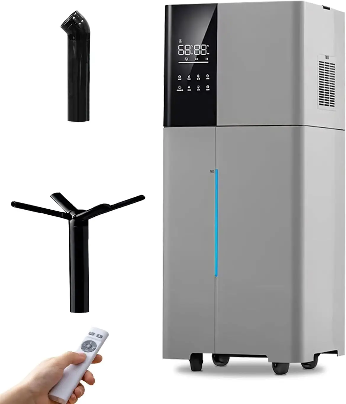 

Professional 24L Industrial Misting Sprayer Large Capacity Humidifier for Warehouse Control, 360° Rotatable Nozzle, Energy