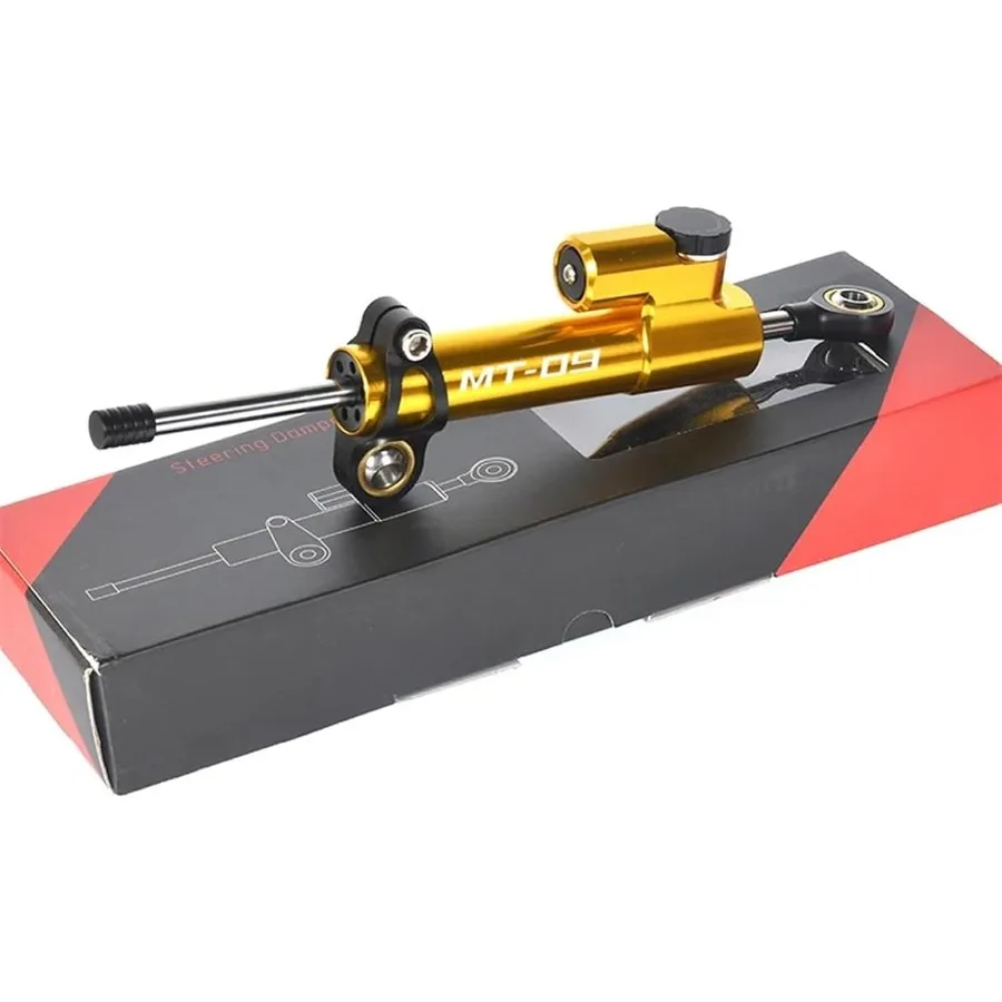 

Motorcycle Stabilizer for MT09 MT09 20132023 Adjustable Steering Stabilizer Damper Safety Control Bracket Mounting Kit in Gold
