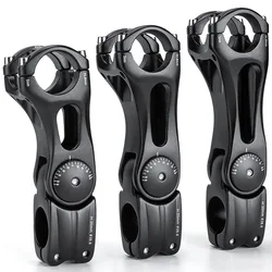 MTB Handlebar Stem Hollow Design Aluminum Alloy Bike Stem Adjustable -85° To 85° For MTB Road Bike 110mm / 125mm /140mm