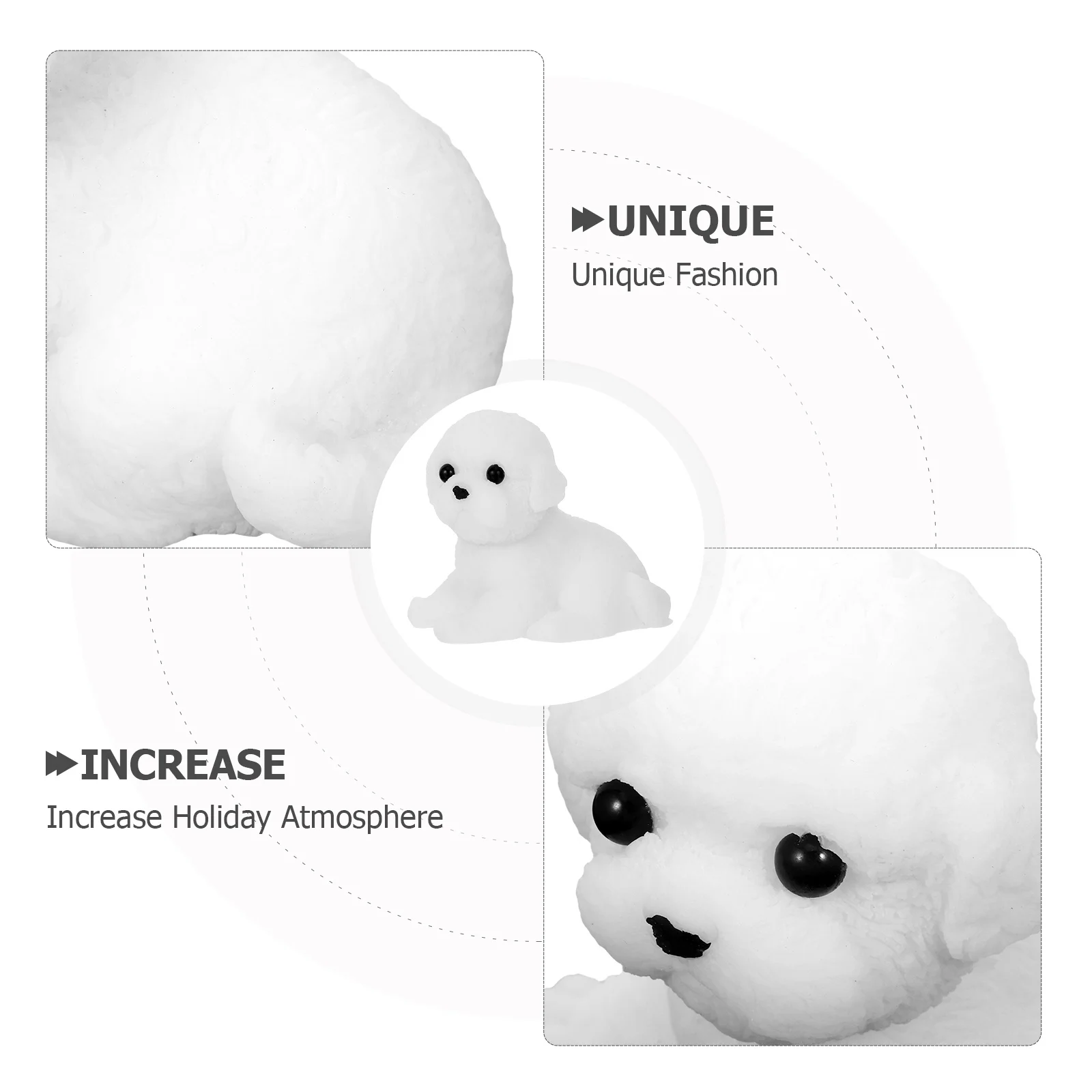 لطيف واقعية الكلب ضغط لينة قرصة الحيوان اسفنجي جرو تصميم المحمولة مكتب المنزل السفر الاسترخاء الإجهاد الإغاثة متعة #4