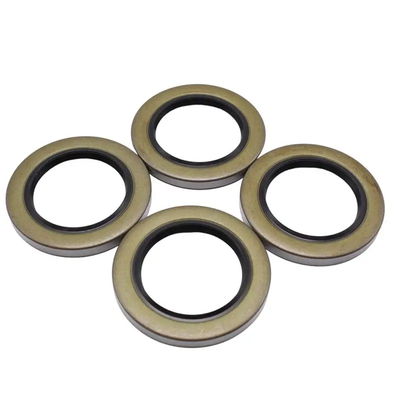 

For Most 5200Lbs-7000Lbs E-Z Lube And Regular Axle Hubs/Drums Compatible 4Pcs Trailer Hub Grease Seals Set 2.25 X 3.371-22029