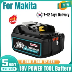 100% Original BL1860b 18V Battery compatible For Makita 18V Power Tools DDF487 DTW700 DGA404 DTD173 Lithium battery replacement