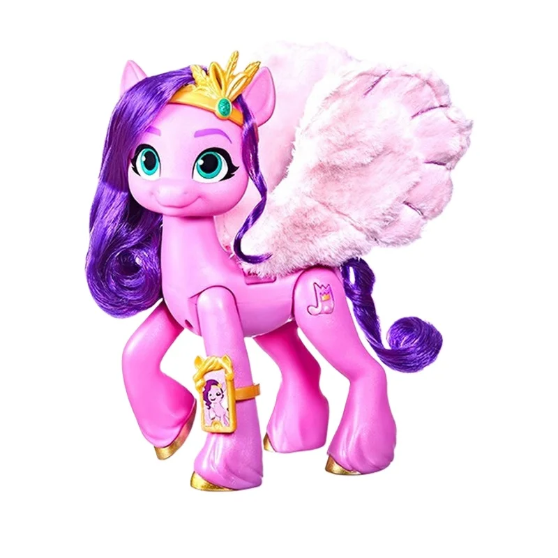 Hasbro Genuine My Little Pony Shine Singer Pipp Petals Applejack Pinkie Pie Doll Girls Toy Cute Kawaii Birthday Christmas Gift