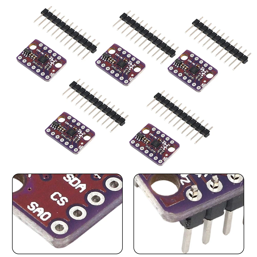5pcs LSM6DS3 6DOF Motion Tracking Sensor Module Accelerometer Gyroscope For For Arduino DIY Electronics Development Board Kit
