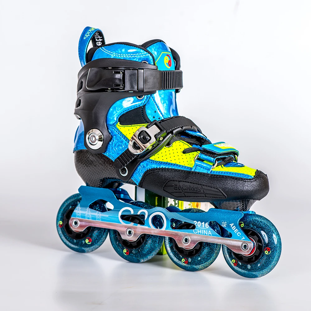 Kids Speed Skates Inline Professional Roller Skates 4 Wheels Custom Skating Shoes For Girl Boys Adult Kids