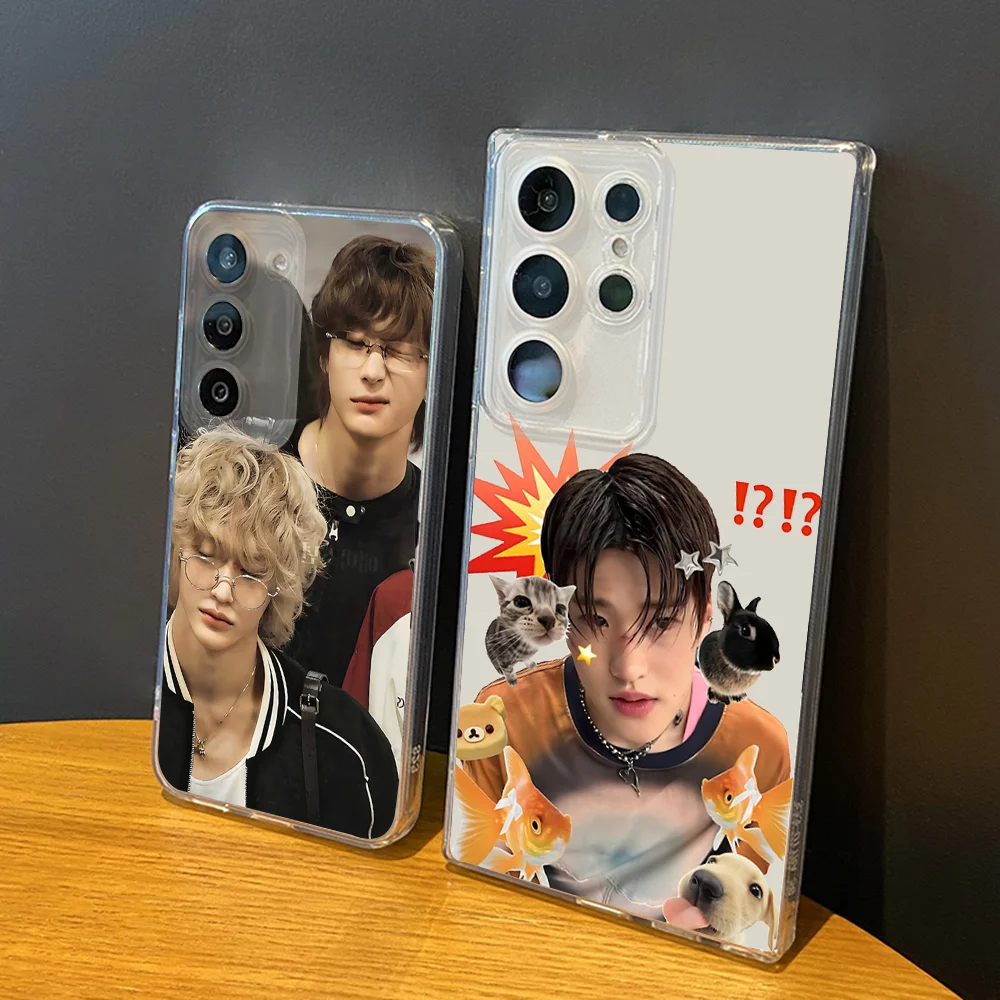 

R-RIIZES ODYSSEY Phone Case Silicone For Samsung S30,23,21,22,20 FE lite,S10,9,PIus Note20ultra Soft Transparent